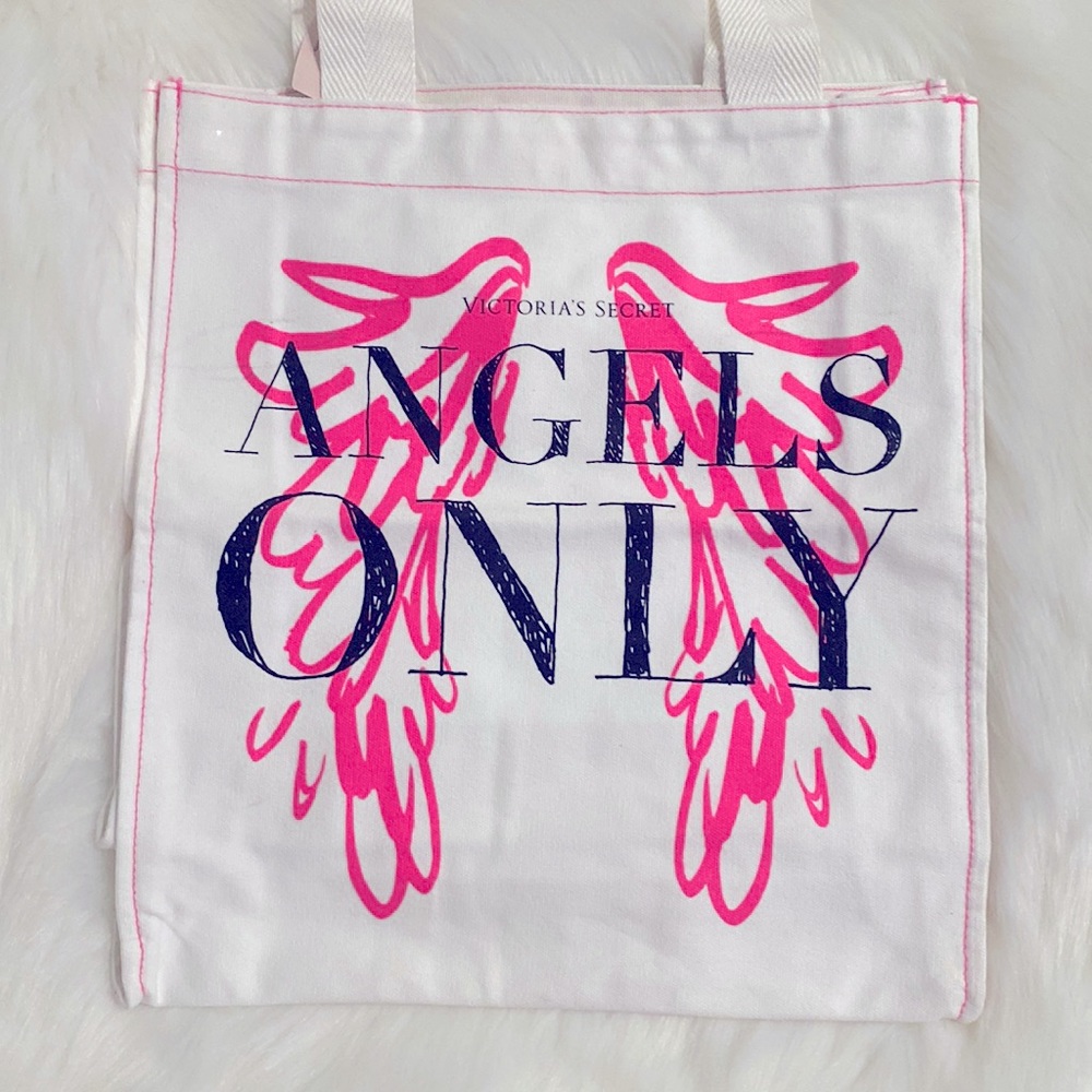 Victoria’s Secret Angels Only Canvas Tote NWT Excellent Condition